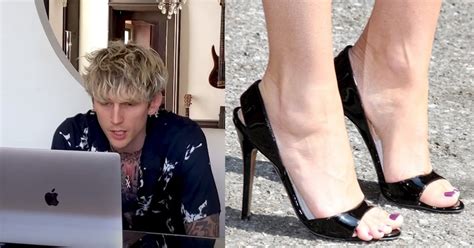 Megans Foxy Feet: Machine Gun Kelly says Megan Fox has the。